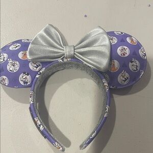 Disney park’s characters Purple and Silver Mouse Ear Headband